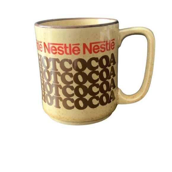 Vintage Nestle Rich N‘ Creamy Hot Cocoa Mug 8oz Made in Japan Classic Style - Picture 2 of 11